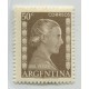 ARGENTINA 1952 GJ 1010b ESTAMPILLA NUEVA MINT VARIEDAD U$ 15